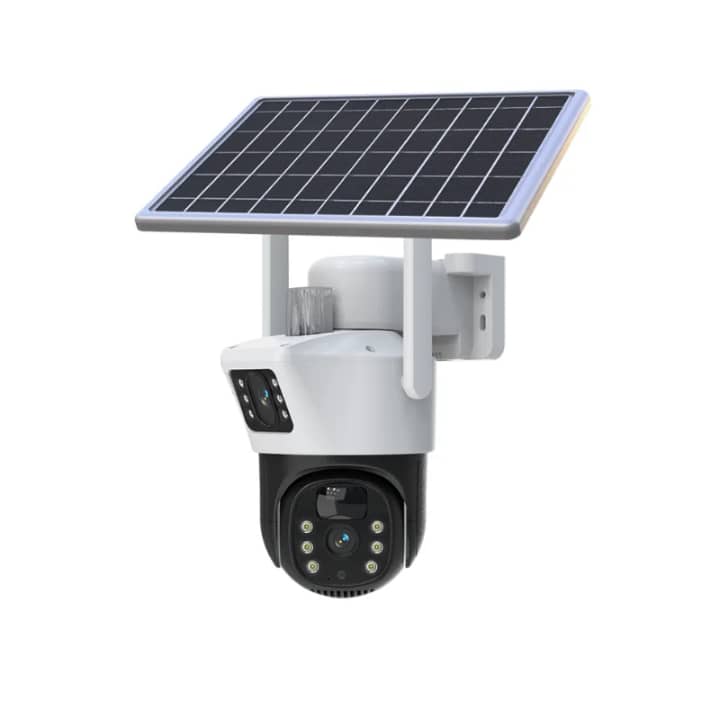 Dual Lens WiFi 4G Security Camera – Night Vision PIR Detection Waterproof Solar Power CCTV Camera 双镜头 WiFi 4G 安防摄像头 – 夜视 PIR 感应 防水太阳能监控摄像机