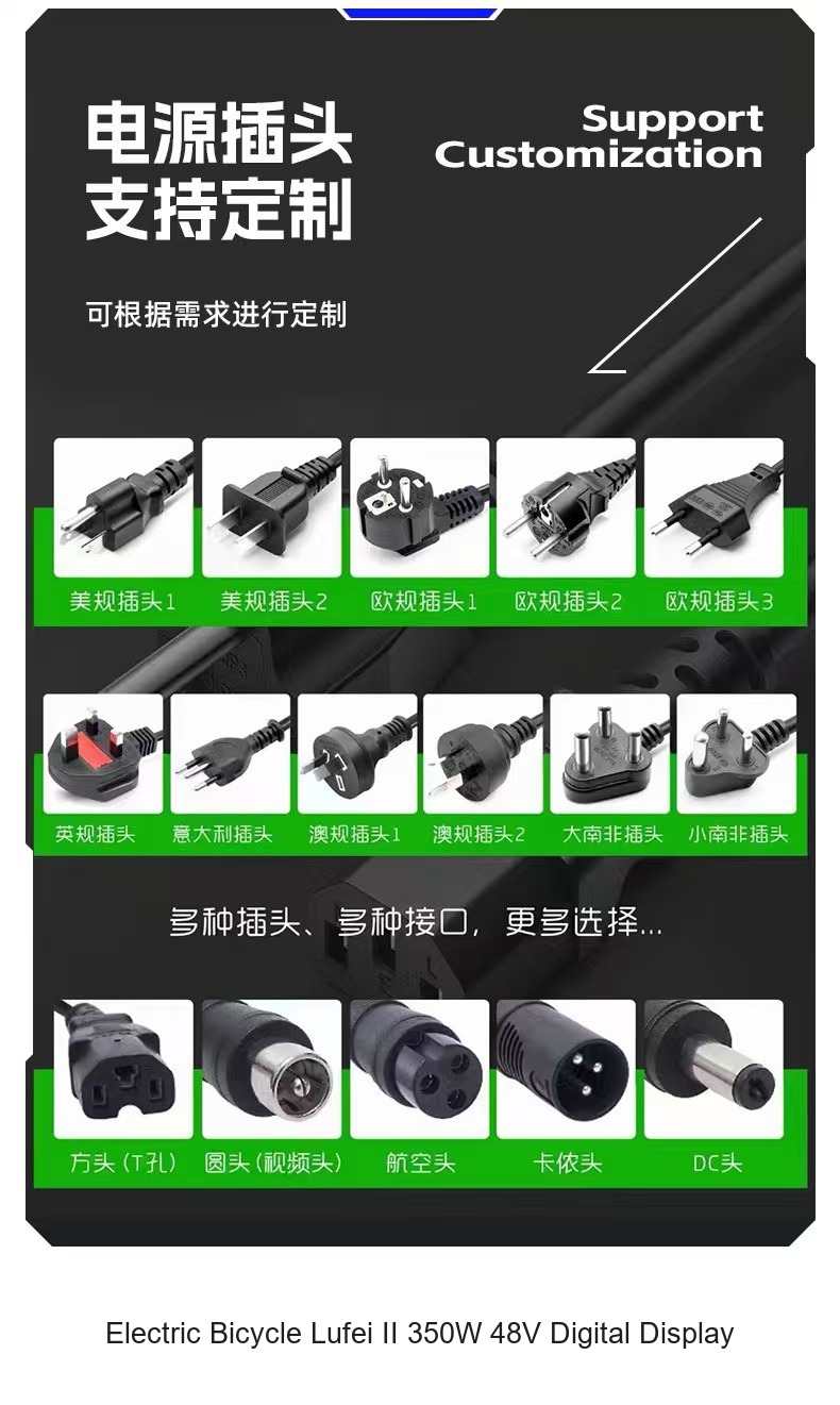 Electric Bicycle Lufei II 350W 48V Digital Display
