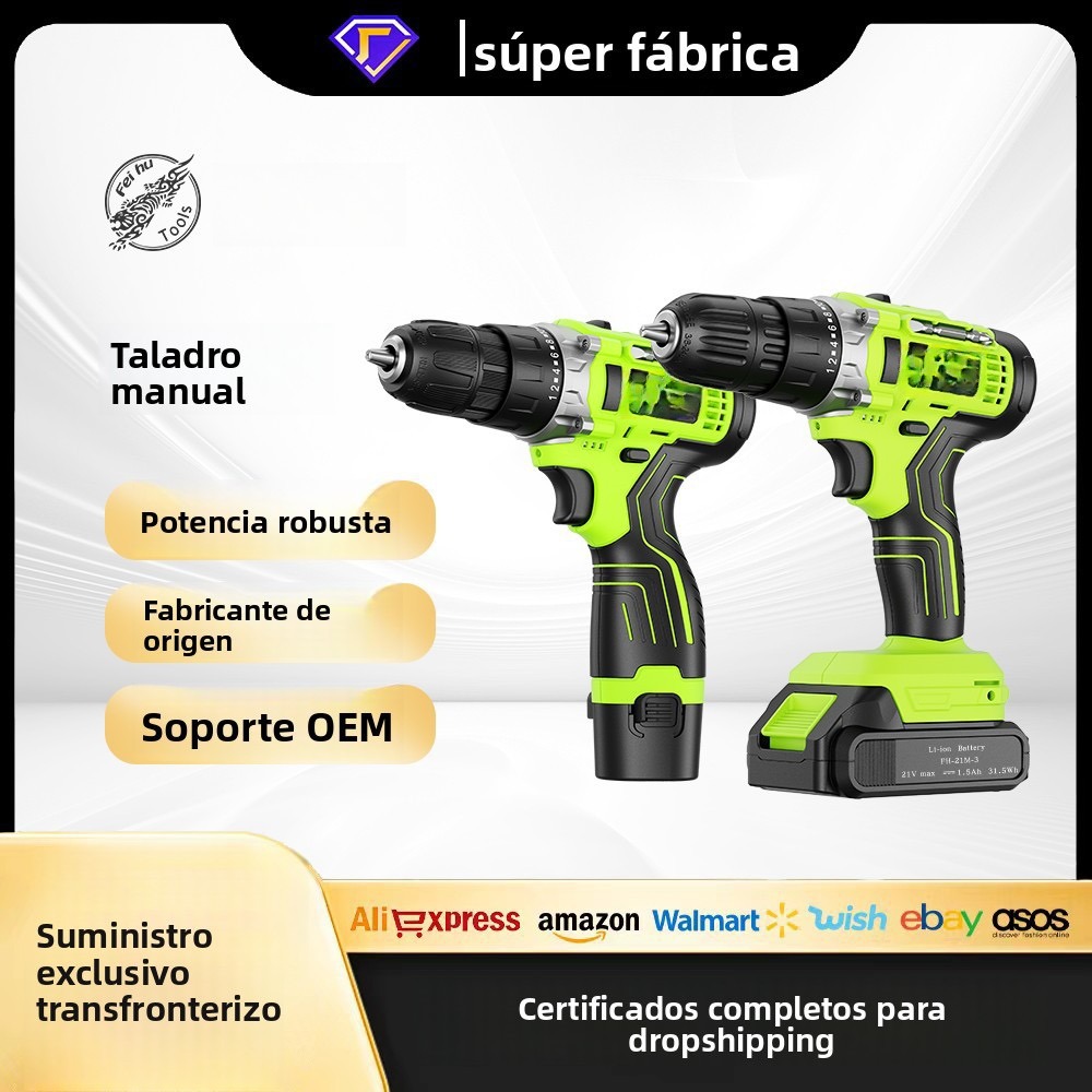 Electric Drill FH-6918S 21V Brushed Large Battery