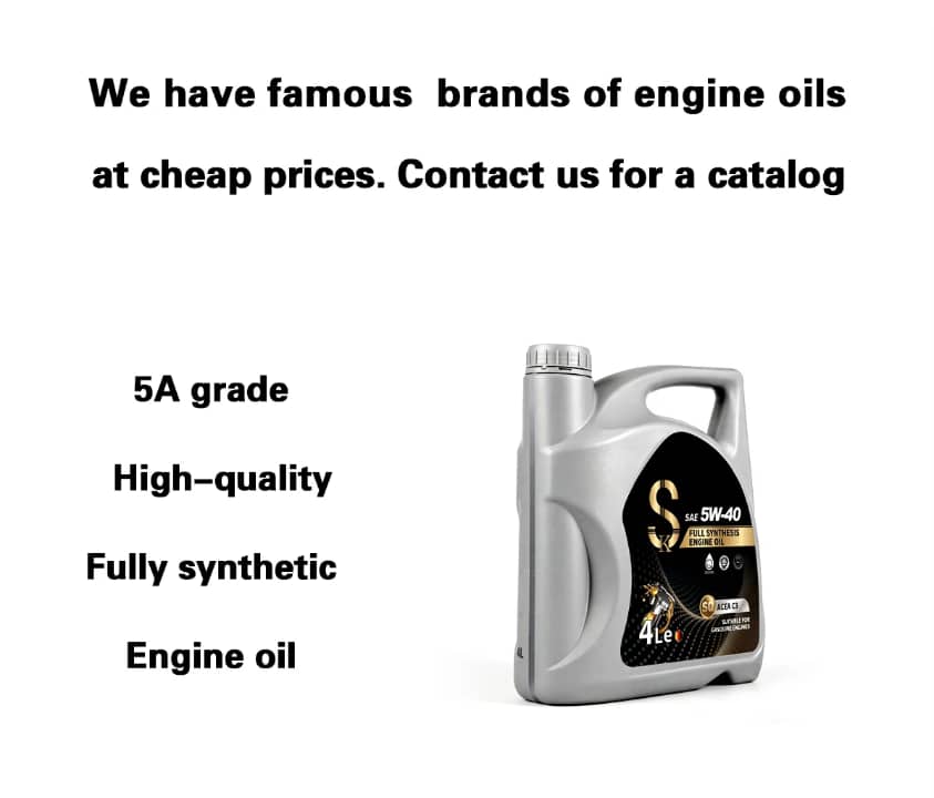 5W 40 Engine oil Changang genuine engine oil